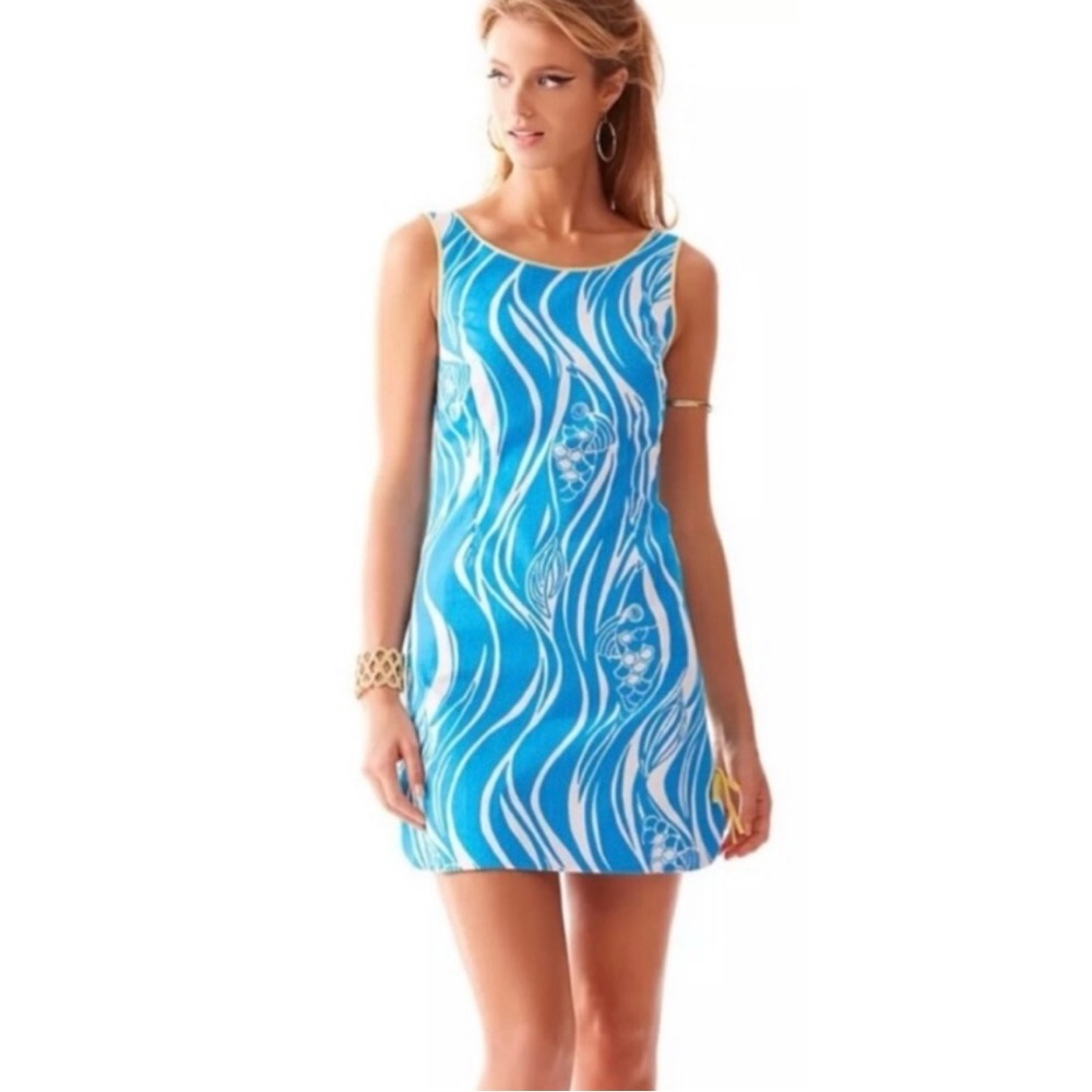 Lilly Pulitzer Delia Shift Dress In Resort White Joe Fresh